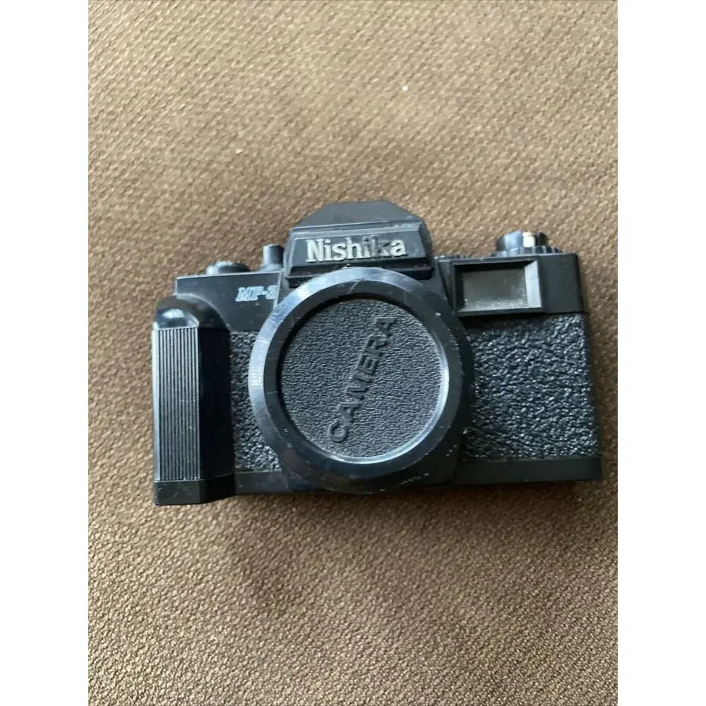 Nishika Camera MF-3 Auto Fix Focus 50mm Lens 1:6 Untested PARTS ONLY